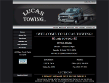 Tablet Screenshot of lucastowing.com